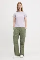 Tommy Jeans spodnie DW0DW20350 zielony SS25