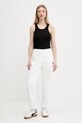 Tommy Jeans pantaloni tuta in cotone bambino/a DW0DW20679 bianco SS25