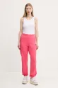 Tommy Jeans spodnie dresowe bawełniane dziecięce DW0DW20679 różowy SS25