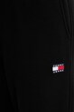 Детские хлопковые штаны Tommy Jeans чёрный DW0DW20679