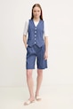 Шорты с примесью льна La Petite Française SOLANGE PFSOLANGE тёмно-синий SS25