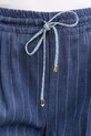 La Petite Française pantaloni scurți din amestec de in SOLANGE bleumarin PFSOLANGE