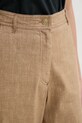 Sessun pantaloni in lino beige 25207003