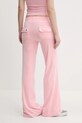 Одежда Детские спортивные штаны из велюра Juicy Couture LAYLA CAVIAR JCBBJ125806 розовый