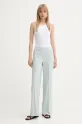 PS Paul Smith spodnie z domieszką lnu W2R.349T.P31282 niebieski SS25