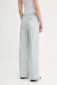 Abbigliamento PS Paul Smith pantaloni in lino misto W2R.349T.P31282 blu