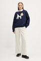 Παντελόνι Hollister Co. KI356.4220.101 μπεζ SS25