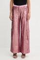 Marciano by Guess spodnie KAIA różowy 5GGB09.6314A