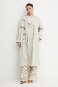 Marciano Guess nadrág vászonkeverékből GISELLE 5GGB01.7314A bézs SS25