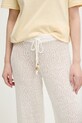 Βαμβακερό παντελόνι Abercrombie & Fitch μπεζ KI111.5033.178