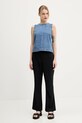 Nohavice Abercrombie & Fitch KI156.5077.900 čierna SS25