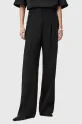 AllSaints pantaloni ZENNI W023TC negru SS25