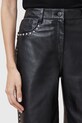 Ρούχα Δερμάτινο παντελόνι AllSaints SAIGE W031TC μαύρο
