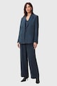 Панталон AllSaints AVERIE еластичен син W040QC