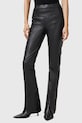 AllSaints spodnie skórzane CORA W030TC czarny SS25