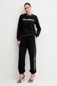 Karl Lagerfeld spodnie dresowe A2W10149 czarny SS25