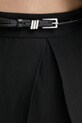 ISABELLE BLANCHE pantaloni din amestec de in negru IS25SS.P059.T004