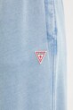 Bavlněné tepláky Guess Jeans modrá W5GB32.KCTJ1