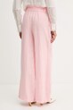 Odzież MAX&Co. spodnie lniane 2516131035200 różowy