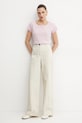 Kalhoty MAX&Co. 2516131054200 béžová SS25
