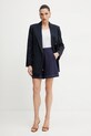 MAX&Co. pantaloni scurti din bumbac 2516781013200 bleumarin SS25