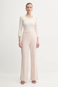 Morgan spodnie PVIVI.F PVIVI.F beżowy SS25