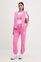 Rip Curl παντελόνι επίσημο γυναικείο με βαμβάκι 03LWPA ροζ AW25