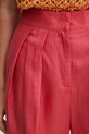 United Colors of Benetton pantaloni din amestec de in roz 45BVDF09B
