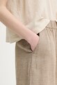Oblečení Lněné kalhoty United Colors of Benetton 465XDF09J béžová