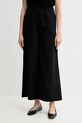 United Colors of Benetton pantaloni in cotone alta nero 4AC7DF09A