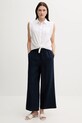 United Colors of Benetton pantaloni din in 4AGHDF09G bleumarin SS25