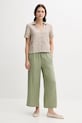 United Colors of Benetton pantaloni din in 4AGHDF09G verde SS25