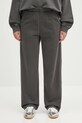 Carhartt WIP spodnie dresowe bawełniane Benton Sweat Pant gładkie szary I034513.89GD