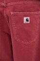 Джинси Carhartt WIP Brandon Pant бордо I034837.8844J