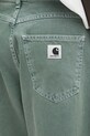 Carhartt WIP spodnie bawełniane Brandon Pant zielony I034837.2M24J