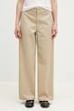 Carhartt WIP trousers Craft Pant wide-leg beige I032441.G102