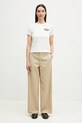 Carhartt WIP spodnie Craft Pant I032441.G102 beżowy