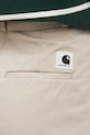 Хлопковые брюки Carhartt WIP Leola Pant бежевый I033147.2OR06