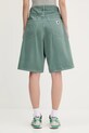 Odzież Carhartt WIP szorty jeansowe Brandon Short I034839.2M24J zielony