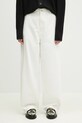 Carhartt WIP cotton trousers Brandon Single Knee Pant cotton white I034880.D602