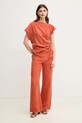 Hoss Intropia pantaloni 6549003 portocaliu SS25