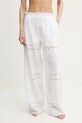 Bombažne hlače za na plažo Melissa Odabash bela MO.IMMY