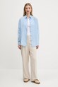 Abercrombie & Fitch pantaloni din in KI156.5071.185 bej SS25