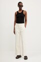 Abercrombie & Fitch spodnie KI156.5366.166 beżowy SS25