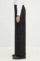 Kenzo silk trousers FF52PA0849JR.99 black SS25