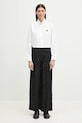 Kenzo pantaloni in seta FF52PA0849JR.99 nero