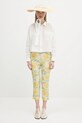 Штани Kenzo FF52PA0939O1.01 жовтий