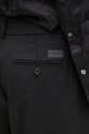 Kenzo spodnie wełniane czarny FF52PA0999RA.99