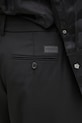 Kenzo pantaloni in lana nero FF52PA0999RA.99