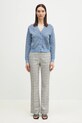Kenzo wool trousers FF52PA1019JW.93 gray